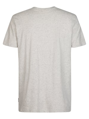 Petrol Industries - Heren Gemêleerd jersey T-shirt irving - Wit