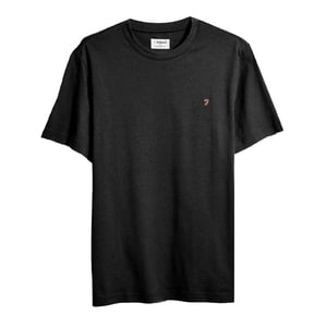 Farah Heren Logo Regular T-Shirt (Zwart)