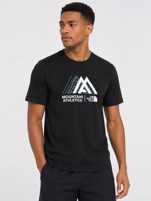 The North Face Mens Mountain Athletics T Shirt in Black