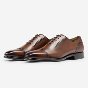 Oliver Sweeney Antiqued Calf Leather Oxford Shoes
