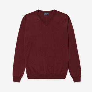 Oliver Sweeney Merino Wool V-Neck Jumper