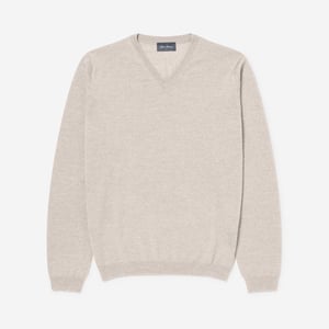 Oliver Sweeney Merino Wool V-Neck Jumper