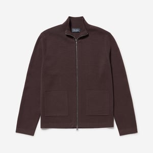 Oliver Sweeney Knitted Merino Wool Blend Jacket