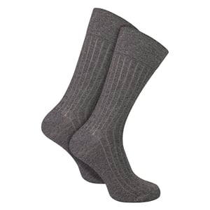 2 Pairs Mens Organic Cotton Camel Wool Socks - Warm Comfort for Everyday Wear