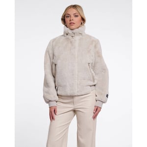 Rino & Pelle Ambra.7002611 rino en pelle short faux fur jacket birch