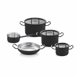 Fissler Original-profi collection® shadow line 5 delig set pannenset zwart