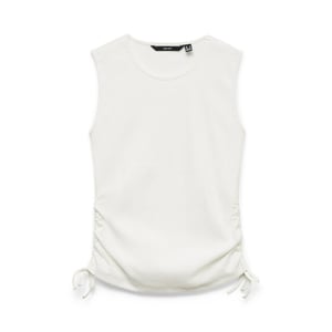 Vero Moda vmkennedy sl o-neck top jrs 10345801 snow white