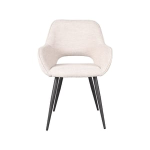 LABEL51 - Eetkamerstoel Fer - Beige - 57x58x87cm - Set van 2