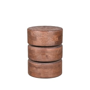 LABEL51 - Bijzettafel Milly - Bruin - 35x35x47cm