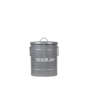 LABEL51 - Opbergdoos Wasmand - Grijs - 26x26x33cm