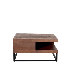 LABEL51 - Salontafel Cube - Bruin - 80x80x40cm
