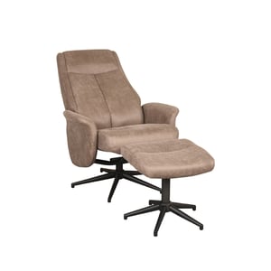 LABEL51 - Fauteuil Bergen - Grijs - 76x77x105cm