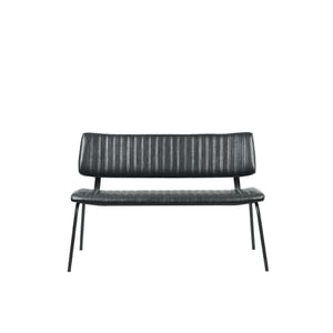 LABEL51 - Eetkamerbanken Gusto - Zwart - 63x120x81cm