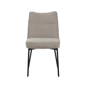 LABEL51 - Eetkamerstoel Lennon - Beige - 65x50x89cm - Set van 2