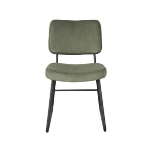 LABEL51 - Eetkamerstoel Noah - Groen - 61x47x85cm - Set van 2