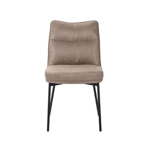 LABEL51 - Eetkamerstoel Lennon - Taupe - 65x50x89cm - Set van 2