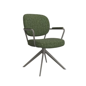 LABEL51 - Eetkamerstoel Basel - Groen - 64x61x89cm