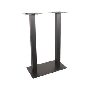 LABEL51 - Bartafel Tafelpoot Dubbel - Zwart - 40x70x108cm