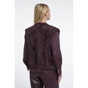 Rino & Pelle Elona.5002611 rino en pelle short waistcoat fudge cloak