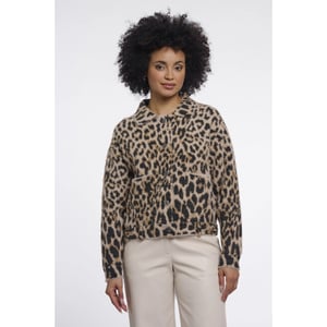 Rino & Pelle Bubbly.5012611 rino en pelle boxy jacket light leopard