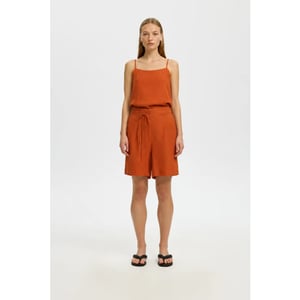 Selected Femme slflinna linen strap top b 16101388 potters clay