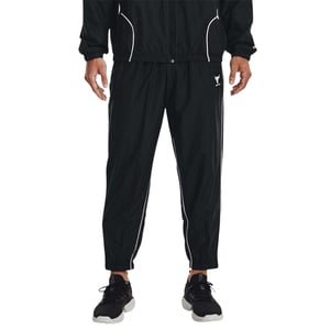 Under Armour Project Rock Woven-joggingbyxor för herrar (Svart)