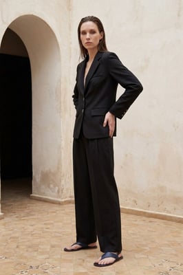 Damblazer med regular fit