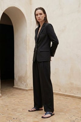 Damblazer med regular fit