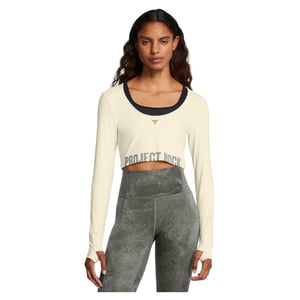 Under Armour Dam/Ladies Project Rock långärmad t-shirt (Brun)