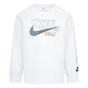 Nike Dam/Ladies Blueprint långärmad T-shirt (Vit)