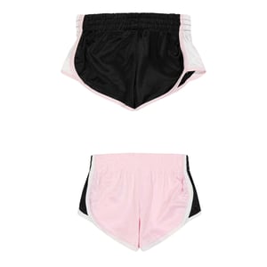 Reebok Jersey Shorts för flickor (Förpackning med 2 st) (Rosa dam)