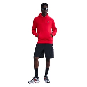 Nike Mens Club Fleece Pullover Hoodie (Uni Röd)