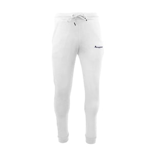 Aquascutum Uniseks Slim Joggers met koord voor volwassenen (Wit)