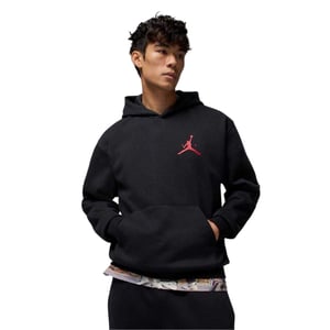 Nike Air Jordan Jumpman-tröja med huva för män (Svart/röd)