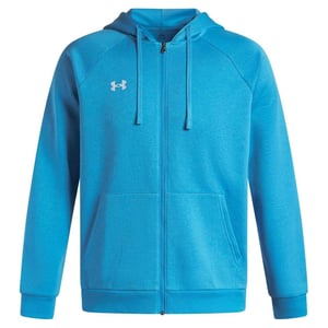 Under Armour Mens Rival Fleece Full Zip Hoodie (Blå)