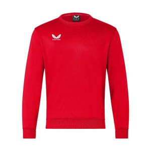 Castore Heren Sweatshirt met ronde hals (Echt rood)