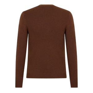 Levis Mens Batwing Logo Crew Neck Jumper (Brun)
