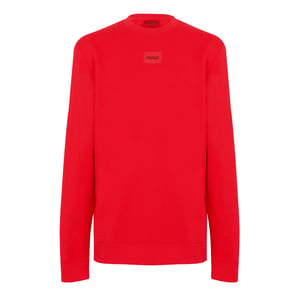 Hugo Heren Diragol Sweatshirt met ronde hals (Rood)