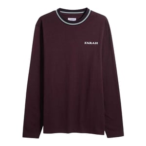 Farah Heren Colorado Ronde Hals Regular Sweatshirt (Rood)