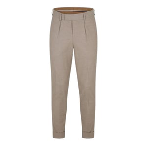 Boss Heren C-Genius chino met plooien (Wit)