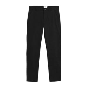 Farah Slanke chino voor heren van iepenhout (Zwart)