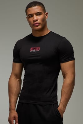 Man Active Boxing Muscle Fit T-Shirt