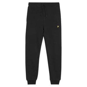 Lyle & Scott Kinder/Kinder Fleece Regelmatige Sweatbroek (Jet Zwart)