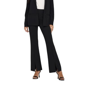 Only Dames/Dames Uitlopende Broek (Zwart)