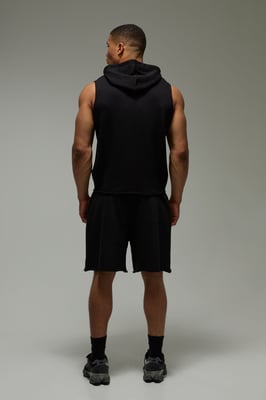 Man Active Boxing Sleeveless Hoodie
