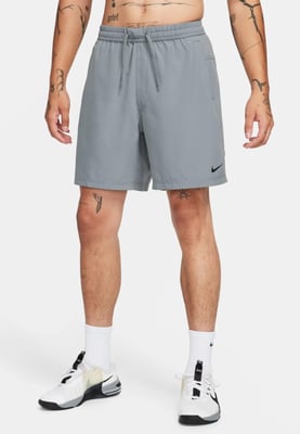 Nike Mens Dri-FIT Form 7-inch Unlined Versatile Shorts in Grey
