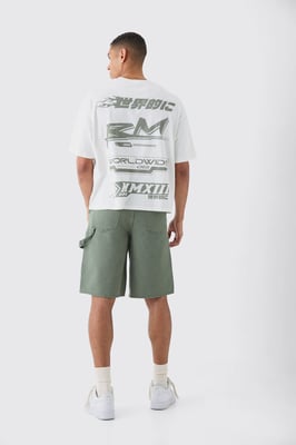 Regular Carpenter Overdyed Denim Jorts
