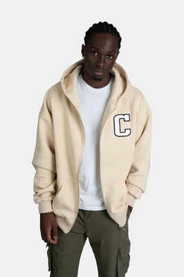 Crystal Paris Oversized zip-hoodie Patch