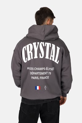 Crystal Paris Oversized zip-hoodie Champs