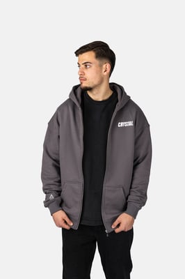 Crystal Paris Oversized zip-hoodie Champs